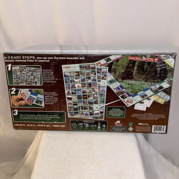 Monopoly My National Parks Edition 2008 Customizable NEW And Sealed - Picture 5 of 6